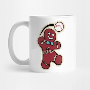 Arizona Diamondbacks Gingerbread Man Mug